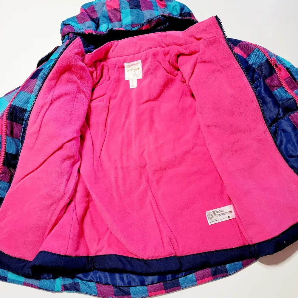 Cat and Jack 3-IN-1 navy pink Jacket